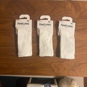 Elite Men's White Socks - Medium (3 Pack)